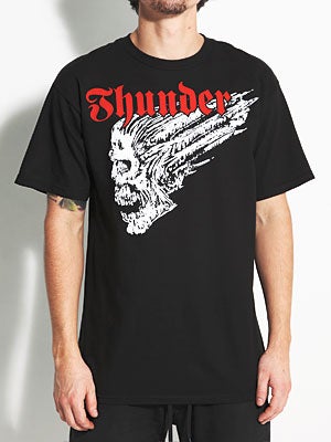 Thunder Screaming Skull Tee Black MD