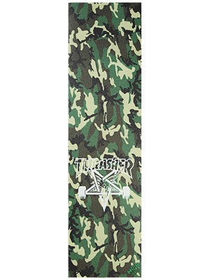 Thrasher Skate Goat Green Camo Griptape by Mob