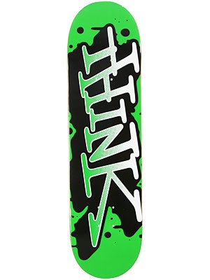 Think Spray Tag Green/White Deck  8.25 x 31.875