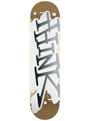 Think Spray Tag Gold/White Deck  7.875 x 31.875
