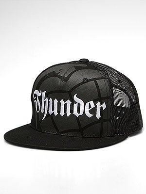 Thunder Standard Trucker Hat Black Adjustable