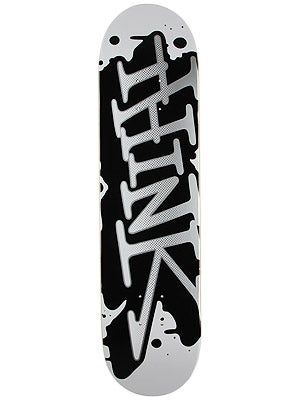 Think Spray Tag White/Silver Deck  7.5 x 30.8
