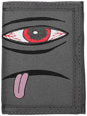 Toy Machine Bloodshot Face Velcro Wallet Grey