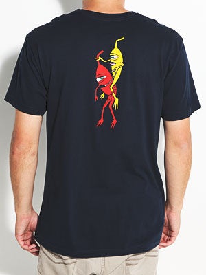Toy Machine Piggy Back  Tee Navy SM