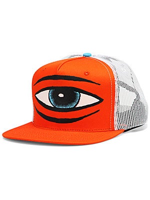 Toy Machine Sect Eye Mesh Hat Orange Adjustable