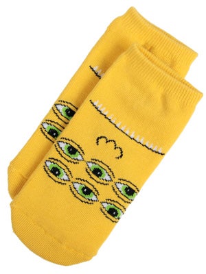 Toy Machine Transmissionator Ankle Socks Yellow