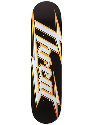 Threat by Zero Amped Orange Deck  7.875 x 31.5
