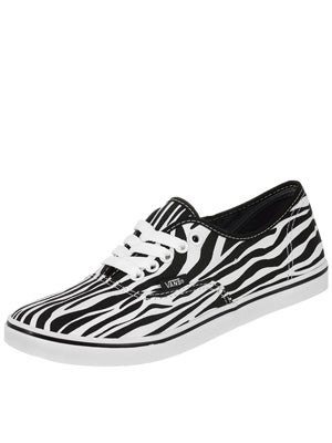 Vans Girls ALP Shoes Black/Zebra