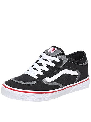 Vans Kids Rowley Pro Shoes Black/White/Red