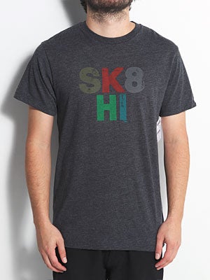 Vans Sk8 Hi Tee Black Heather XL