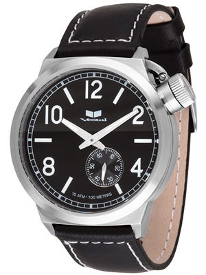 Vestal Canteen Watch Black/Brushed SIlver/Black