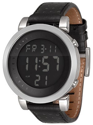 Vestal Digital Doppler Watch Brushed Black/Silver/Black