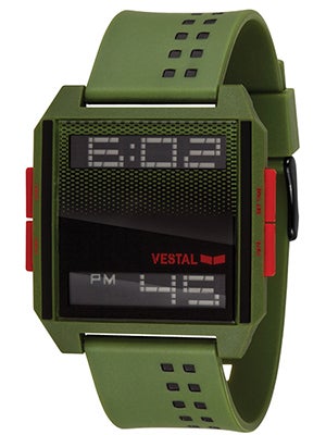Vestal Digichord Watch Army/Negative