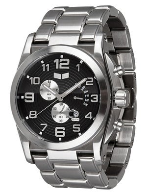 Vestal De Novo Watch Silver/Silver/Black