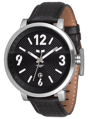 Vestal Doppler Slim Watch Brushed Black/Silver/Black