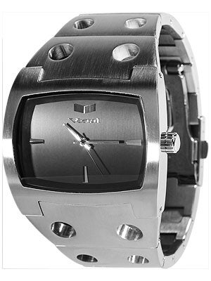 Vestal Destroyer Watch  Silver/Black/Brushed
