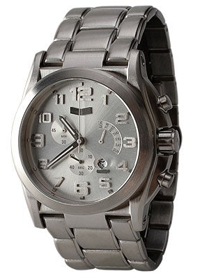 Vestal De Novo Watch Silver/Silver/Silver Sunray