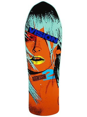 Vision Aggressor Turquoise Deck  10.5 x 30.5