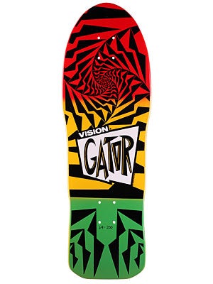 Vision Gator 2 Rasta Deck 10.25 x 29.75