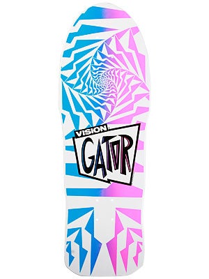 Vision Gator 2 White/Pink Deck  10.25 x 29.75