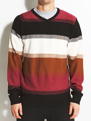 Volcom Standard Stripe Sweater Plum/PLM SM