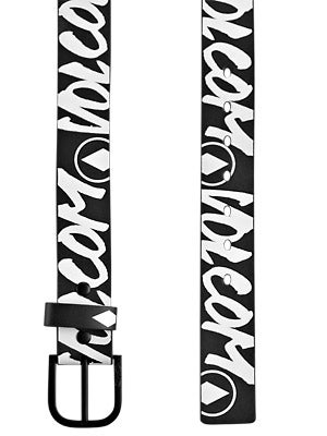 Volcom Two PU Belt Black/BW 32
