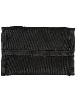 Full Stone 2Fold Cloth Wallet Black