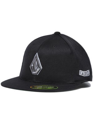 Volcom 2Stone 210 Fitted Hat Black SM/MD