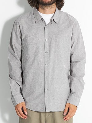 Volcom Lodger Chambray Shirt Grey LG