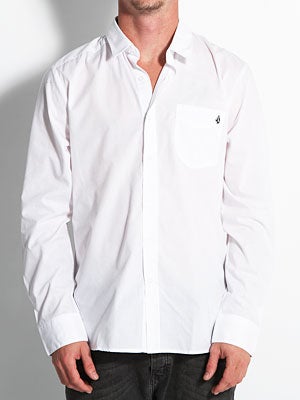 Volcom Ex Factor Solid L/S Shirt White XXL