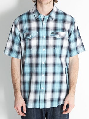 Volcom Fallen Woven Shirt Blue LG