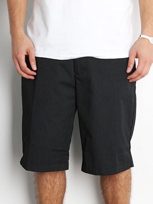 Volcom Frickin Stripe Chino Shorts Black 28