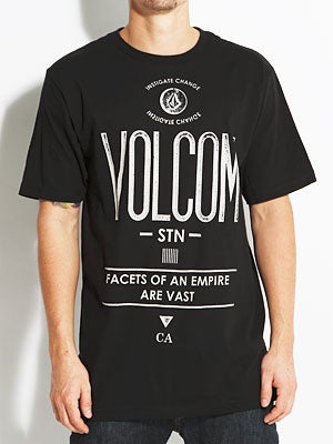 Volcom Fontivarious Tee Black MD