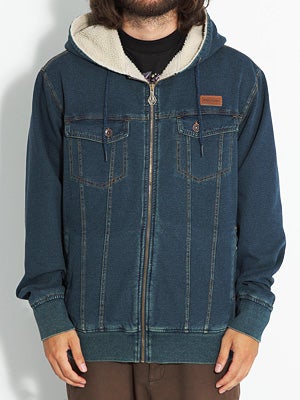 Volcom Fred Lined Hoodzip Blue MD