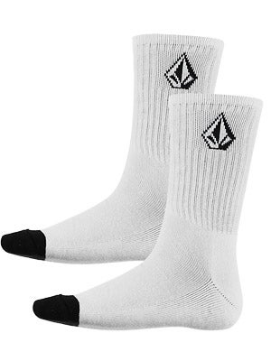 Volcom Full Stone Socks White/Black