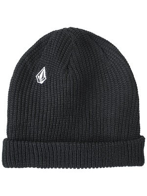 Volcom Full Stone Cuff Beanie Black One Size