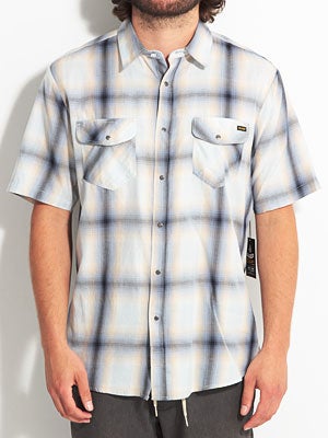 Volcom Fazed Out Woven Shirt Blue SM