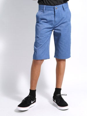 Volcom Frickin Modern Kids Shorts Blue 22