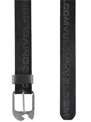 Volcom Lever Leather Belt Black 32
