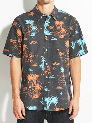 Volcom Mental Fun S/S Woven Shirt Black SM