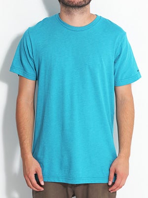 Volcom Solid Heather Too Tee Turquoise XL