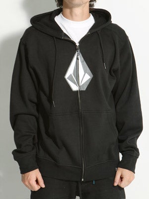 Volcom Original Stone Hoodzip Black SM