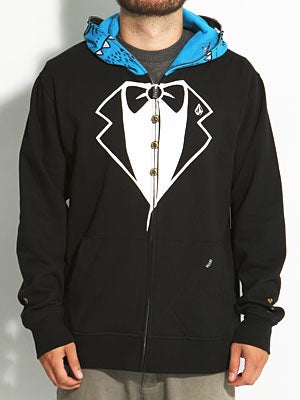 Volcom One Eyed Monster Hoodzip Black SM