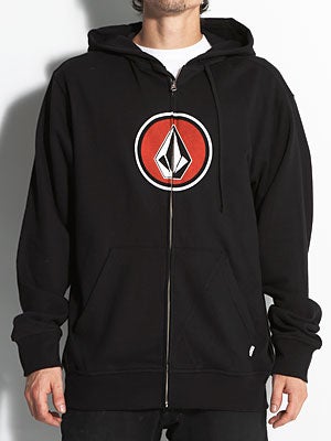 Volcom Pure Fun Hoodzip Black SM