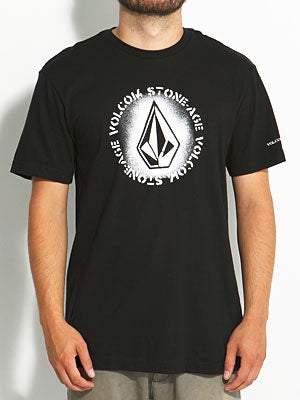 Volcom Stone Age SA Stencil Tee Black MD