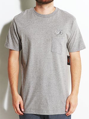 Volcom Stone Age Dirt Dagger Tee Heather Grey SM