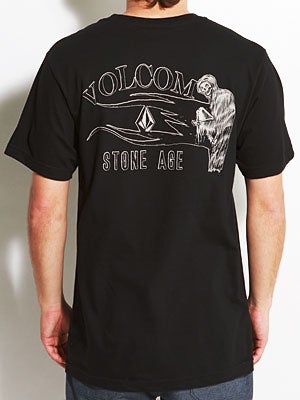 Volcom Stone Age Stone Edad Tee Black SM