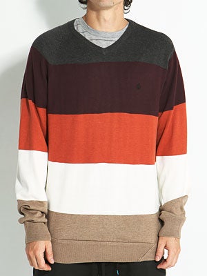 Volcom Standard Stripe Sweater Brick SM