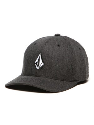 Volcom Full Stone XFit Flexfit Hat Charcoal SM/MD