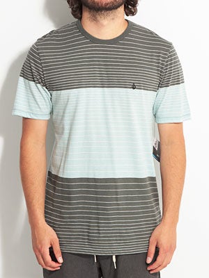 Volcom Transponder Crew Knit Shirt Blue SM